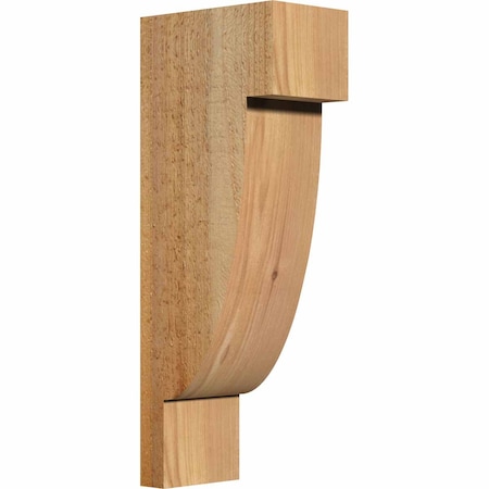 Ekena Millwork Alpine Rough Sawn Corbel, Western Red Cedar, 6"W x 10"D x 26"H COR06X10X26ALP00RWR
